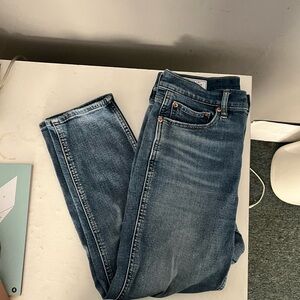Vintage slim high rise jeans. 28p